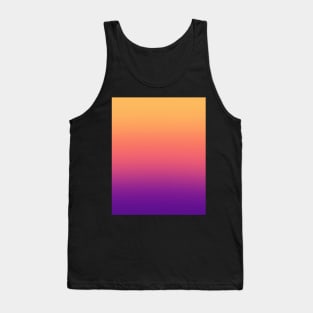 Purple Orange Pink Gradient Tank Top